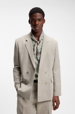 Scarf with digital print, Light Green