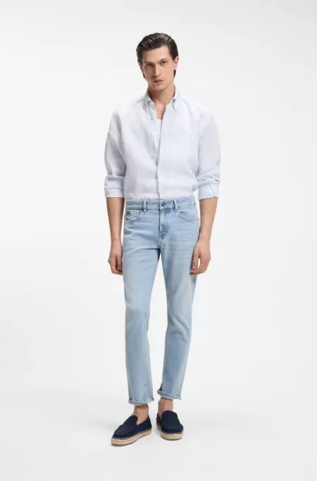 Delaware slim-fit jeans in blue denim