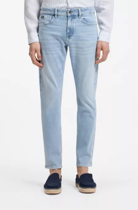 Delaware slim-fit jeans in blue denim