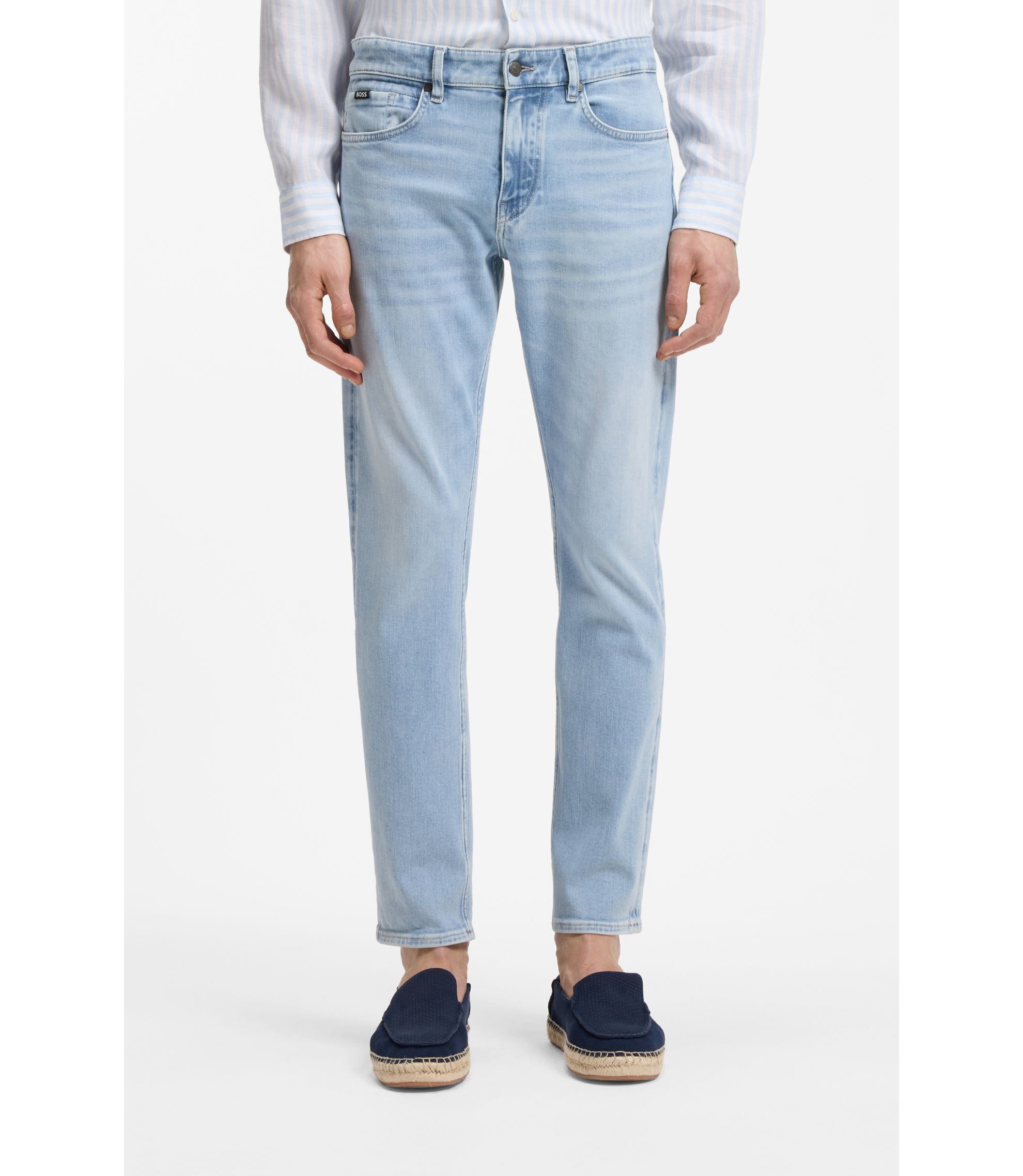 Delaware Slim-Fit Jeans aus blauem Denim