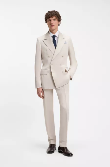 BOSS BY BECKHAM cap-toe Oxford shoes in leather