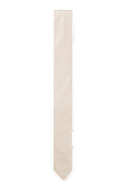Silk-blend tie with jacquard pattern