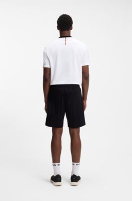 Stretch-cotton T-shirt with country flag and logo, Germany