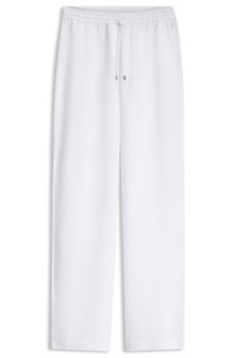 Wide-leg trousers, White