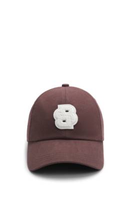 Cotton-twill cap with braided Double B monogram 1