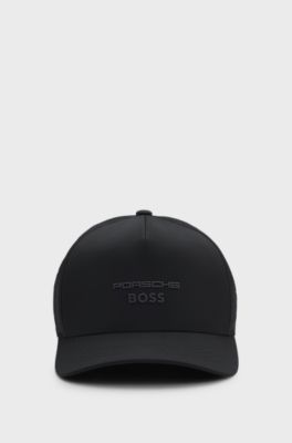 Porsche x BOSS Cap aus Twill mit Logo-Detail, Schwarz