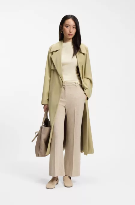 Trench en twill sablé
