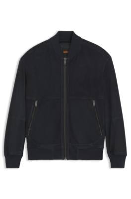 Relaxed-fit jacket in suede 1