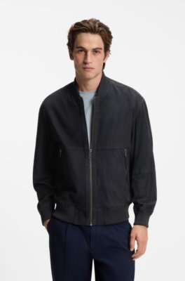 Relaxed-fit jacket in suede