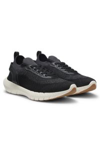 Sock trainers with knitted uppers, Dark Grey
