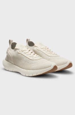 BOSS-MOTION trainers with MOTION FOAM outsole, Light Beige