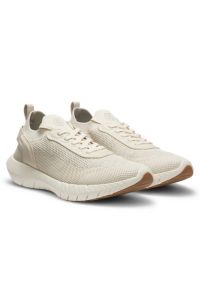 Sock trainers with knitted uppers, Light Beige