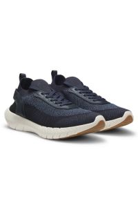 Sock trainers with knitted uppers, Blue