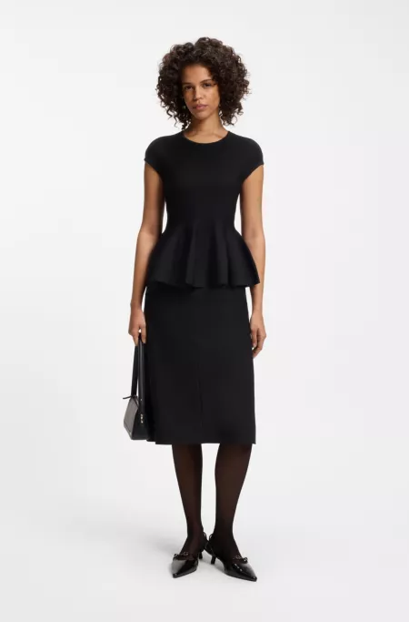 Pull Slim avec ourlet à basque