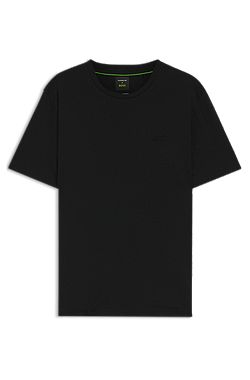 Porsche x BOSS mercerised-cotton T-shirt with reflective branding
