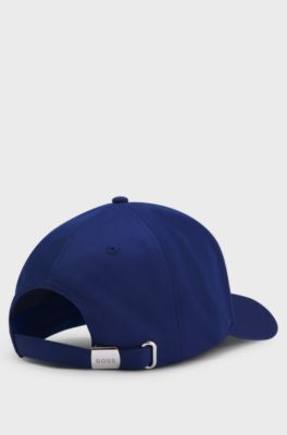 Cappellino in twill lucido con distintivo bandiera paese con logo, Francia