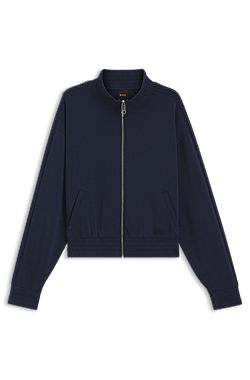 Relaxed-fit sweatshirt with piping details