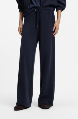 Relaxed-fit tracksuit bottoms with piping details