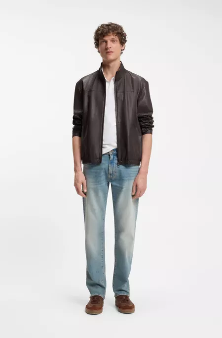 BOSS BY BECKHAM jacket in nappa leather