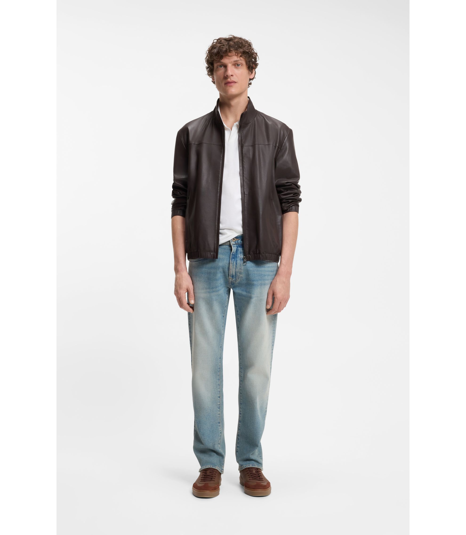 素材：レザー | HUGO BOSS