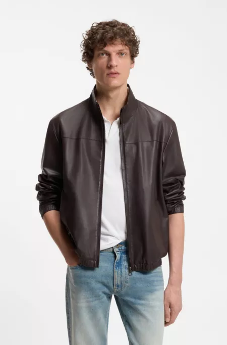 BOSS BY BECKHAM jacket in nappa leather