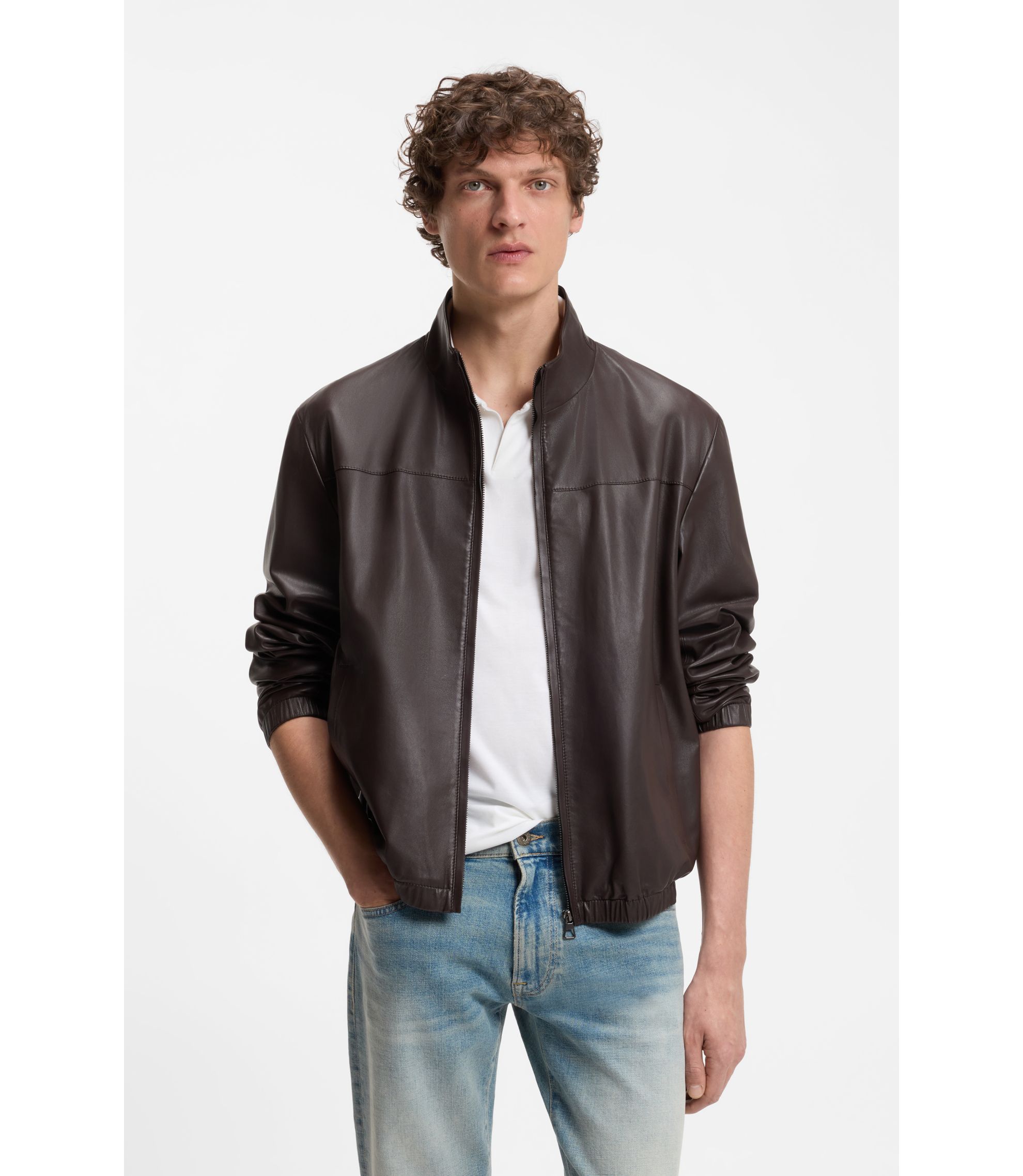 Baffalo Bobs gimmick leather jacket 匠 Maverick Bomber Jacket Buffalo Grain Leather Collection | Buffalo