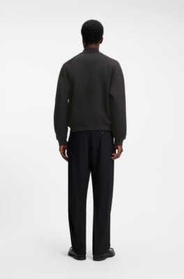 Interlock-jersey bomber jacket with stacked-logo trim 3