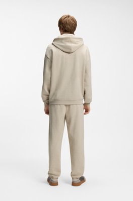 Relaxed-fit cotton-terry hoodie with wide-set logo 3