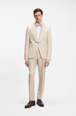 Cap-toe Derby shoes in leather, Dark Brown