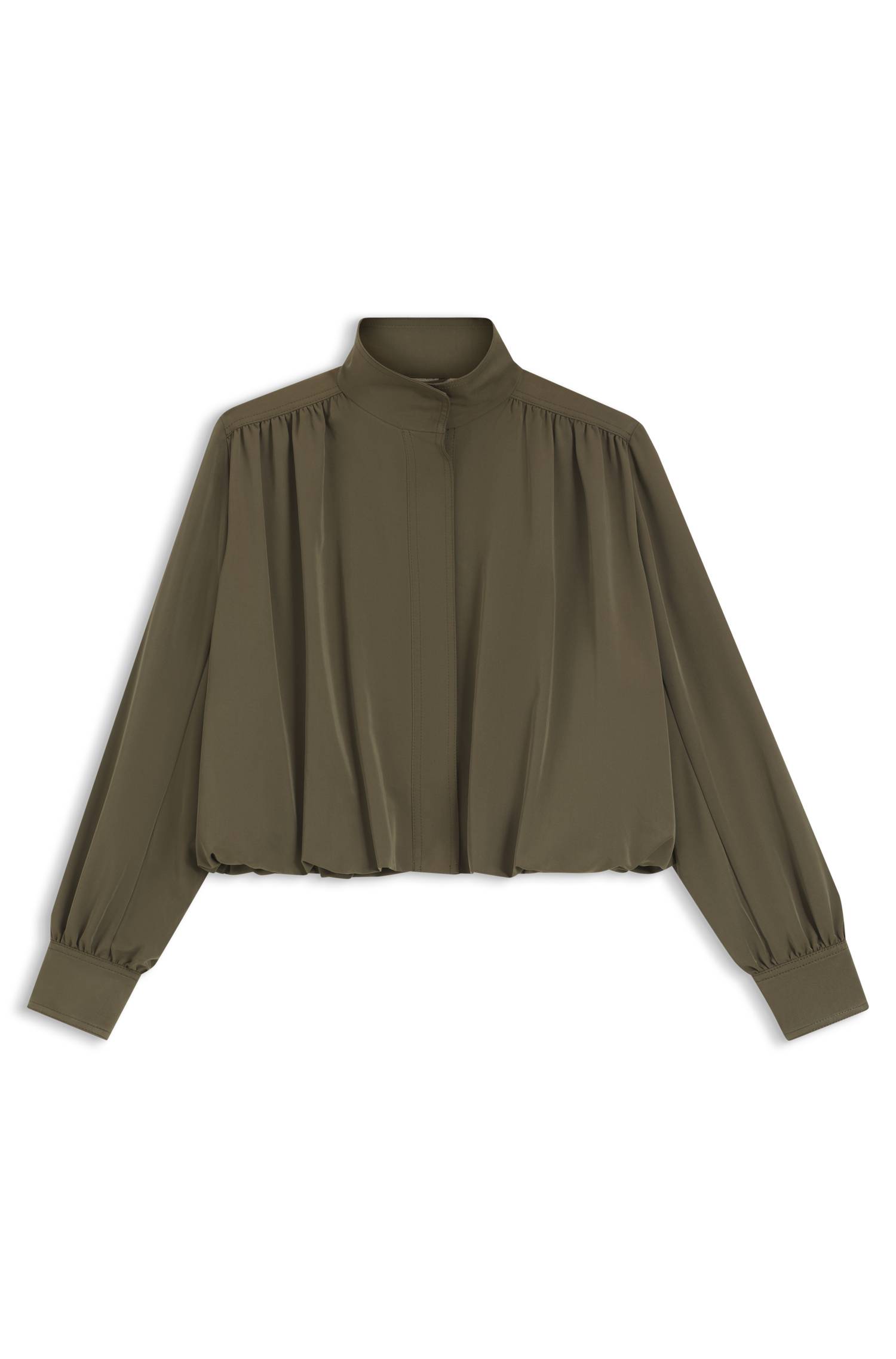 Boss Relaxed-fit blazer with balloon hem dam – bild 4