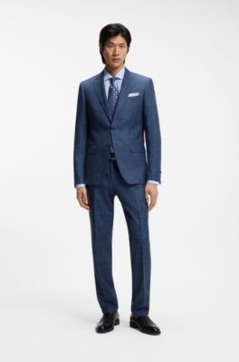 Leather loafers with penny trim, Black