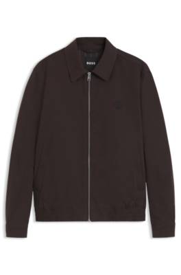 Water-repellent jacket with Double B monogram badge 1