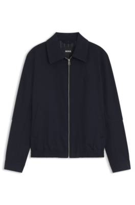 Water-repellent jacket with Double B monogram badge 1