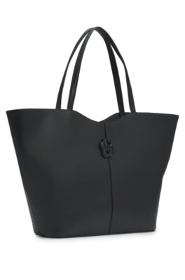 Boss Grained tote bag with Double B monogram shoppingväskor & totes dam – bild 4