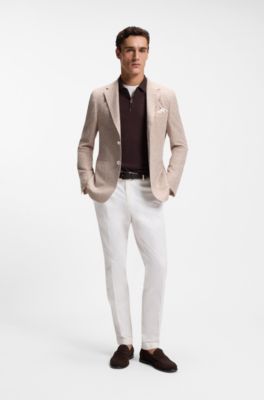 Mocassini penny in pelle scamosciata con logo goffrato, Marrone scuro