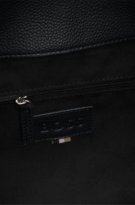 Boss Grained hobo bag with Double B monogram axelremsväskor dam – bild 5