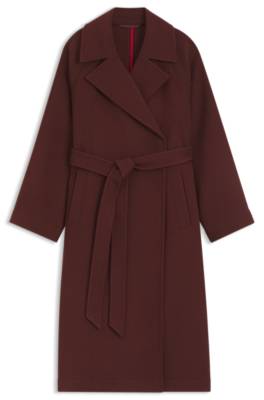 Belted coat in a wool blend 4