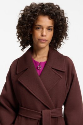 Belted coat in a wool blend 3