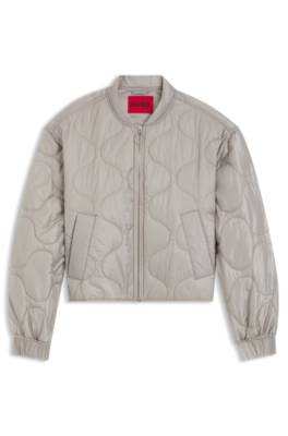 Water-repellent jacket with onion quilting 4