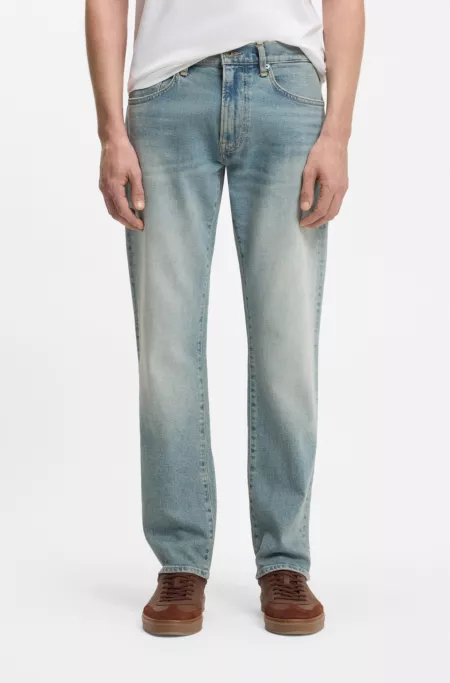 Vaqueros slim fit BOSS BY BECKHAM en tejido vaquero elástico azul