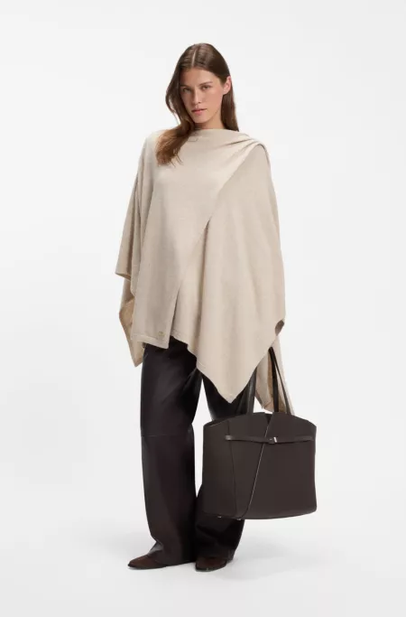 BOSS Revers tote bag in leather with belt detail