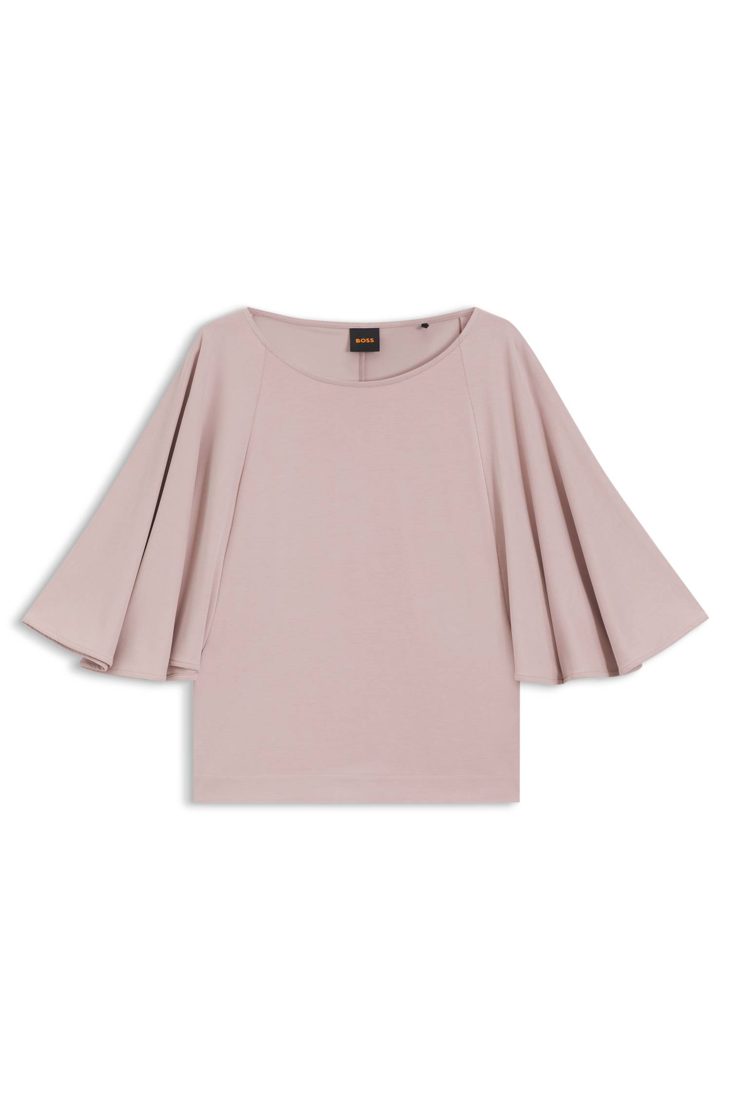 Boss Loose-fit cupro T-shirt with raglan sleeves dam – bild 4