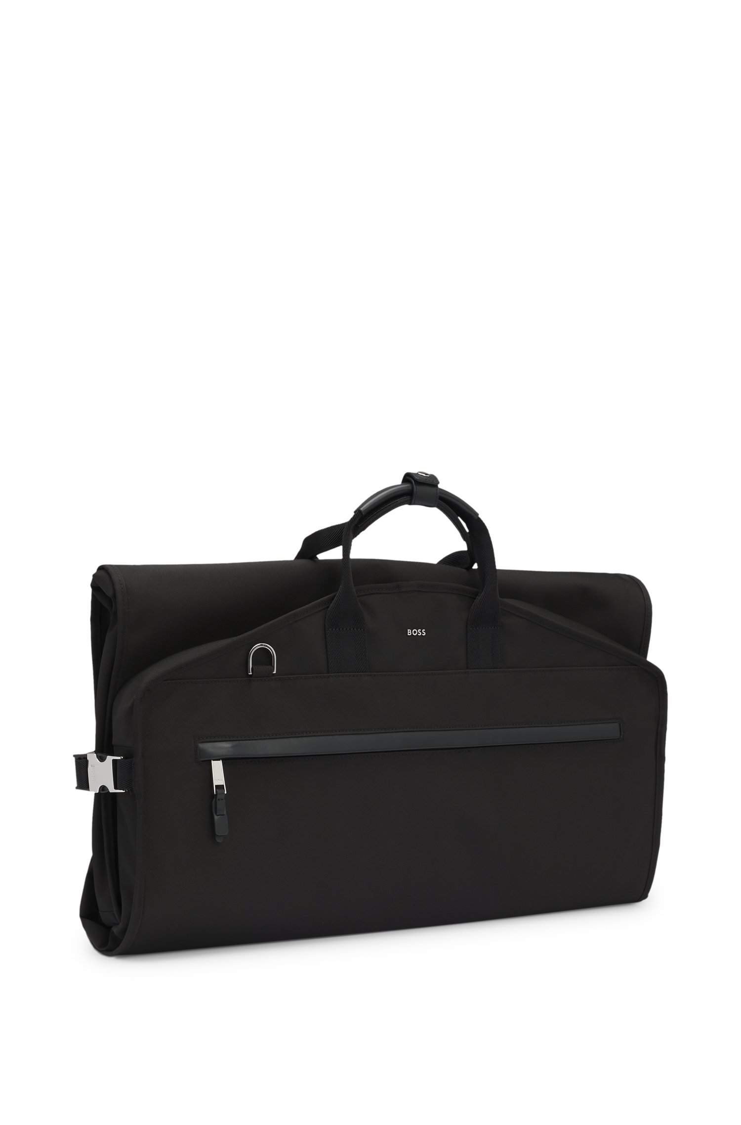Boss Garment bag with leather trims res- & sportväskor herr – bild 2