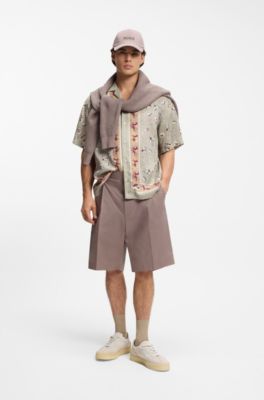 スエード スニーカー サイドバンド, ナチュラル