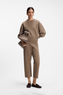Knitted trousers in stretch fabric 2