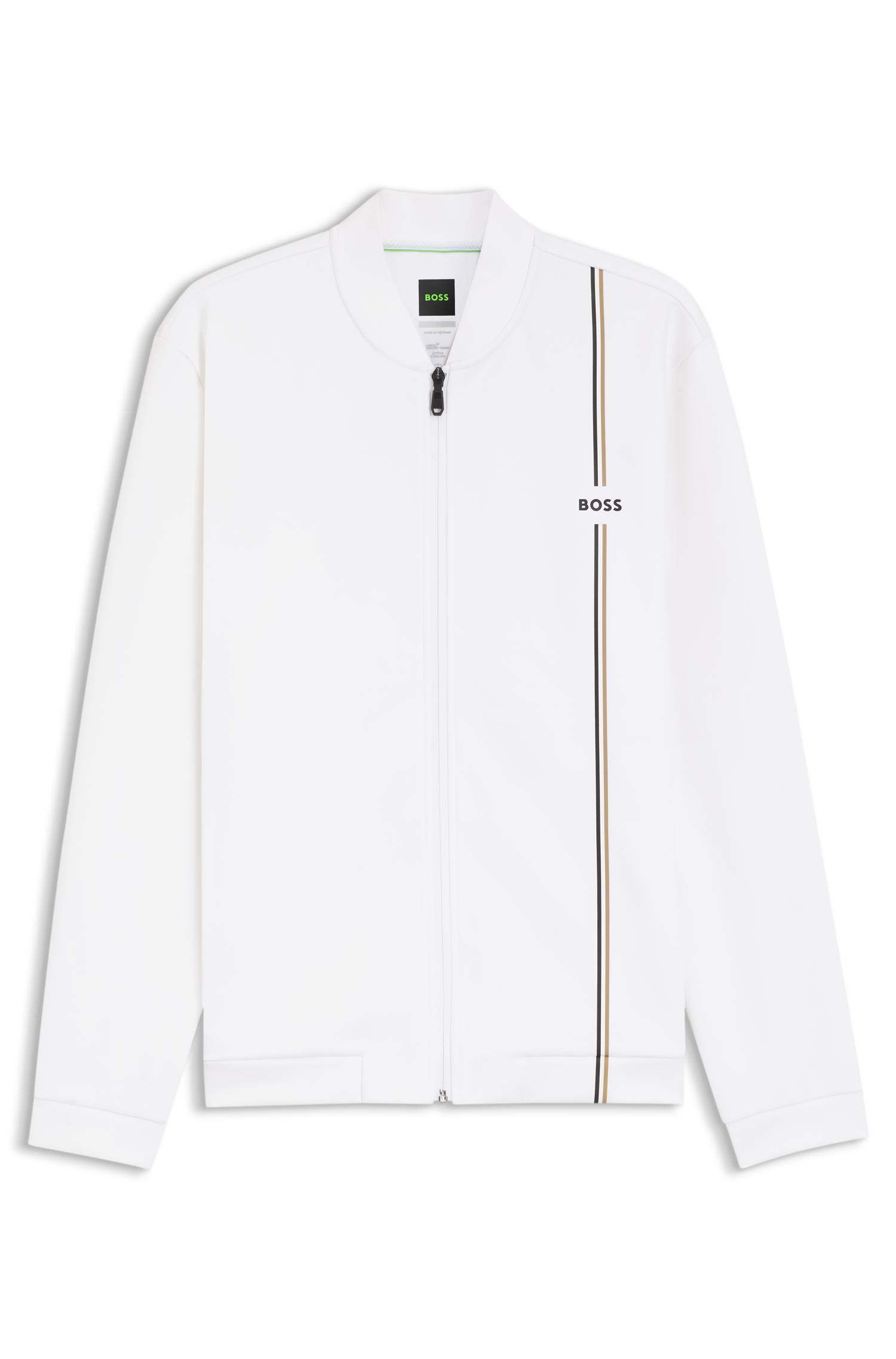 Boss Active zip-up sweatshirt with moisture management herr – bild 4