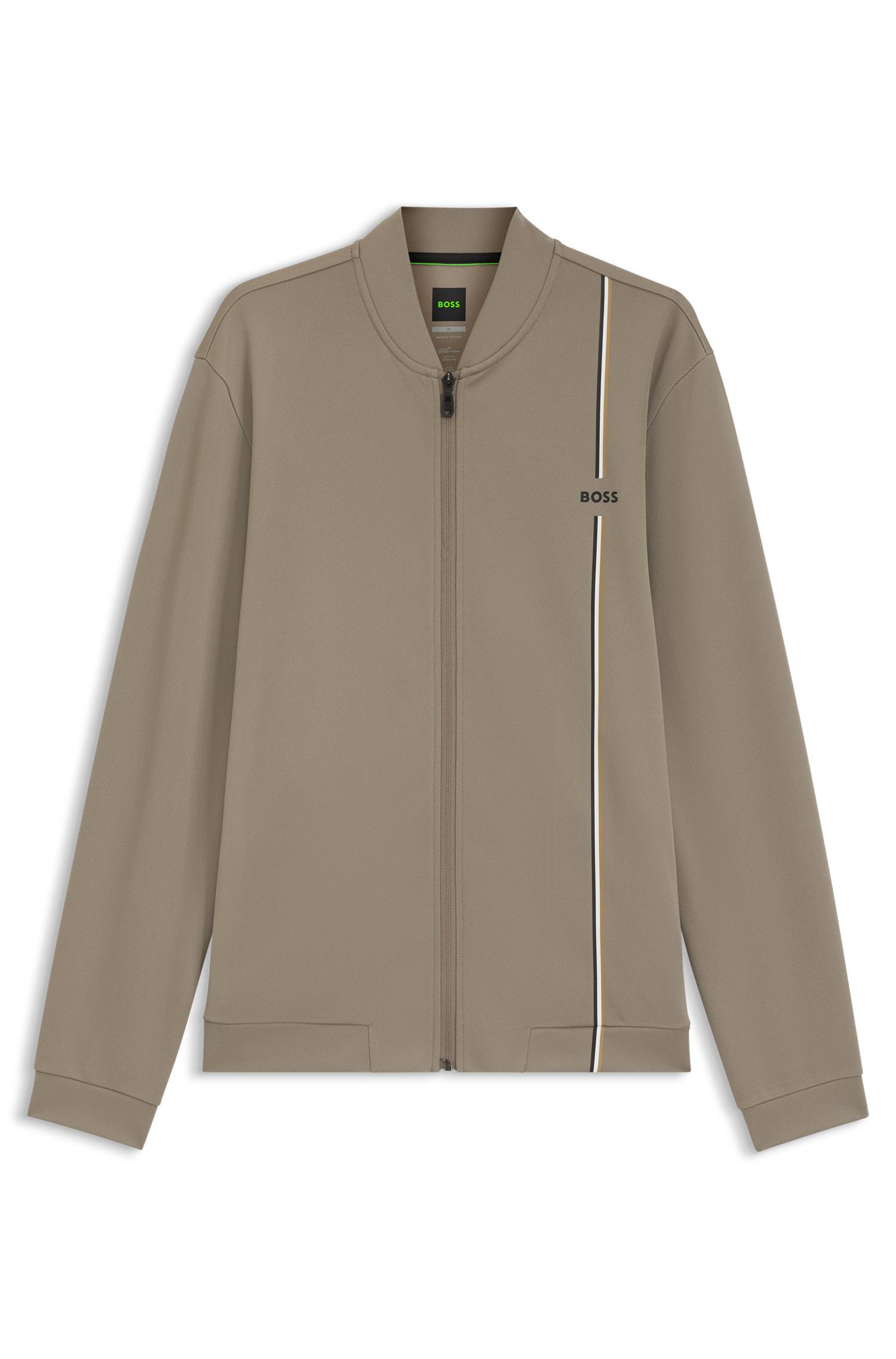 Boss Active zip-up sweatshirt with moisture management herr – bild 4