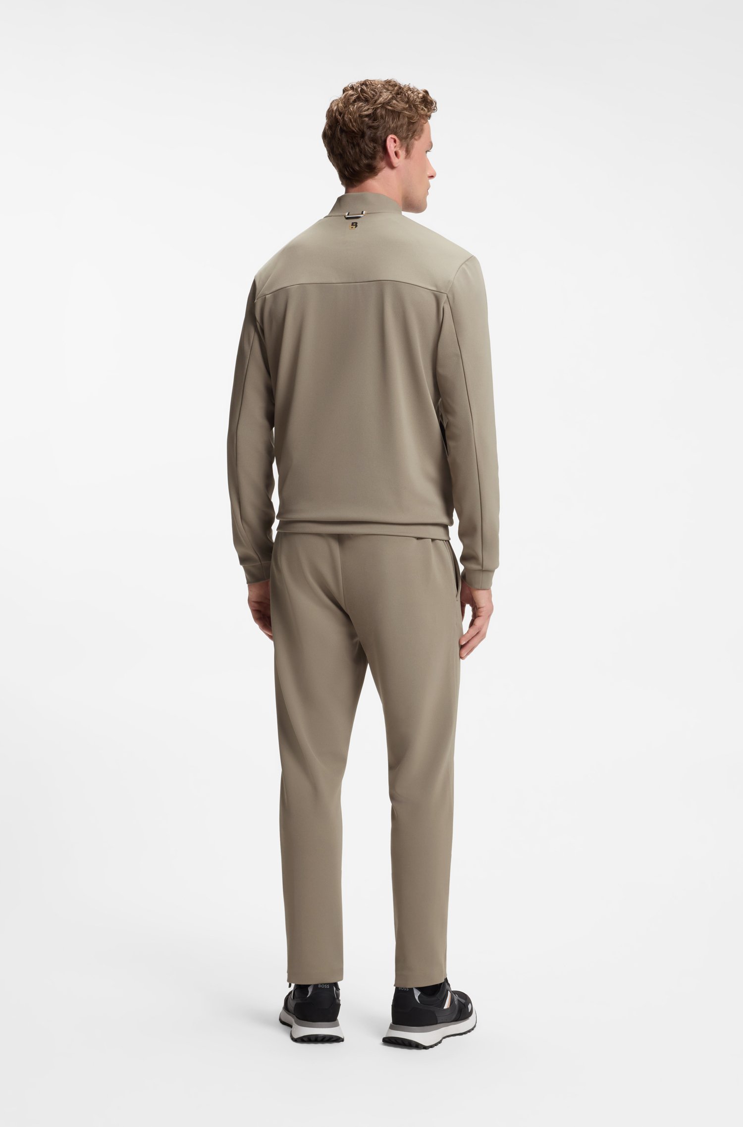 Boss Active zip-up sweatshirt with moisture management herr – bild 3