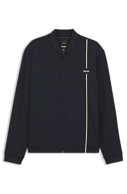 Active zip-up sweatshirt with moisture management
