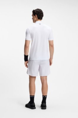 Boss Active quick-dry polo shirt with signature stripe pikéer herr – bild 3